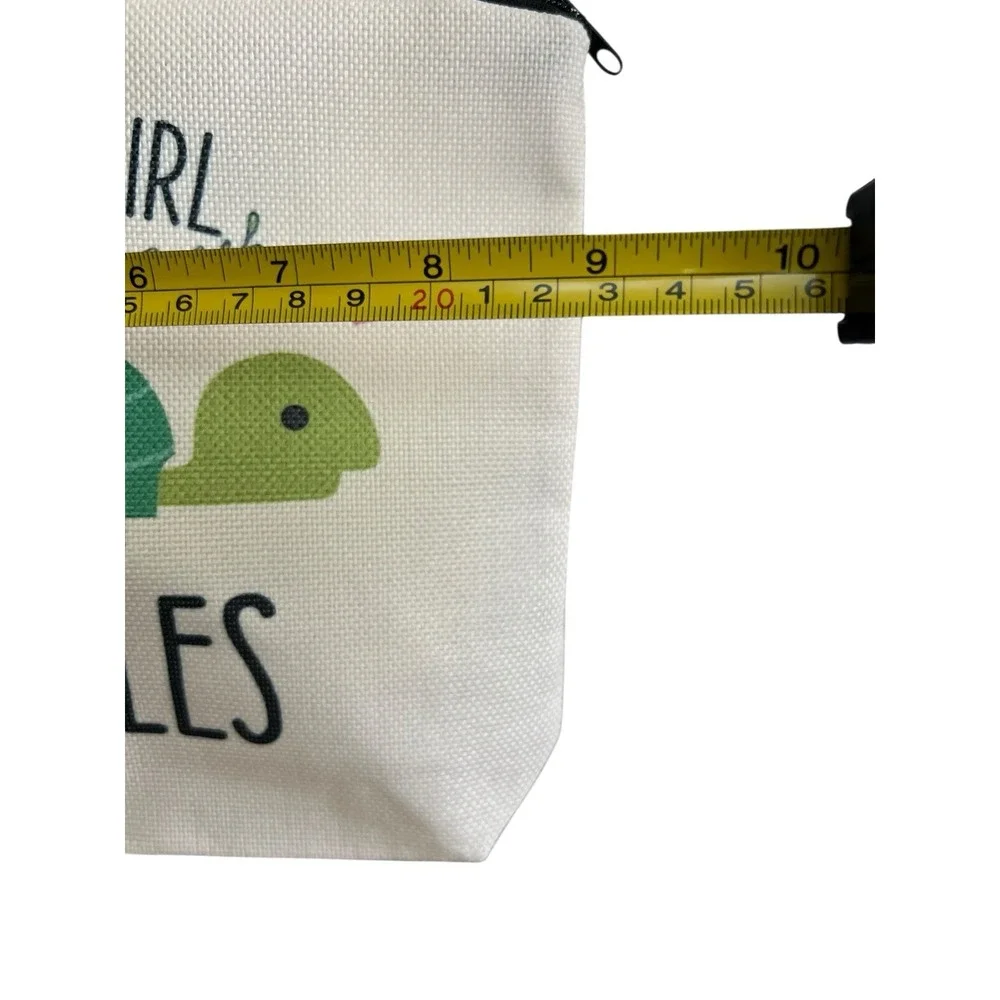Just a Girl Who‎ Loves Turtles Makeup Cosmetic Travel Bag